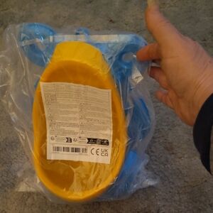 Yellow and Blue Child's Potty Seat New Still In Plastic